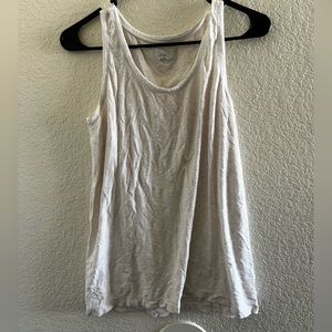 Unknown brand white tank, size M